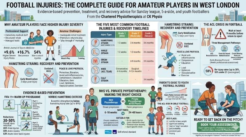 Football Injuries - The Complete Guide for Amateur Players in West London