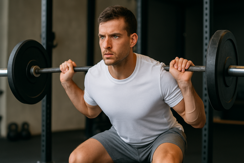 athlete in training