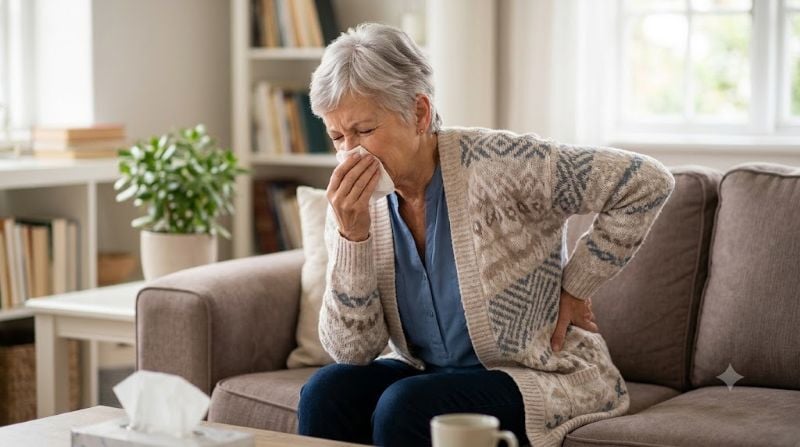 back pain when sneezing