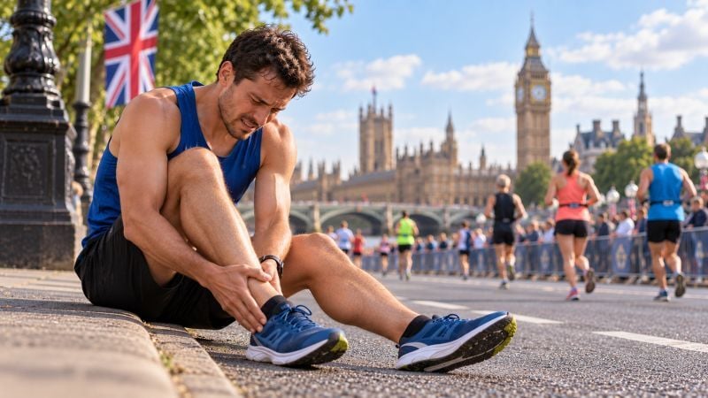 marathon injury in London