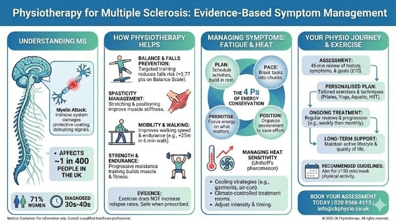 physiotherapy for multiple sclerosis - evidence-based symptom management