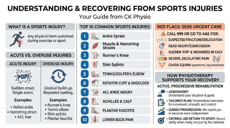 understanding and recovering from most common sports injuries