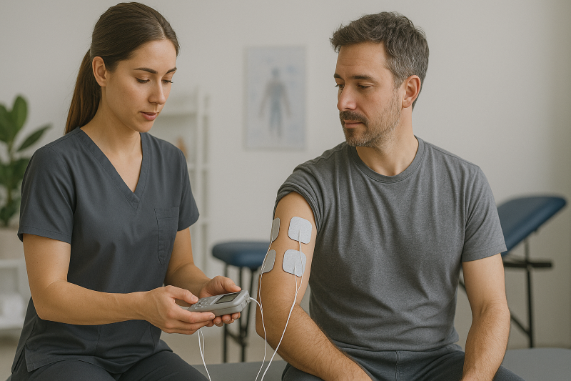 PHYSIOTHERAPISTS USING TENS MACHINE: IS IT SAFE AND EFFECTIVE?