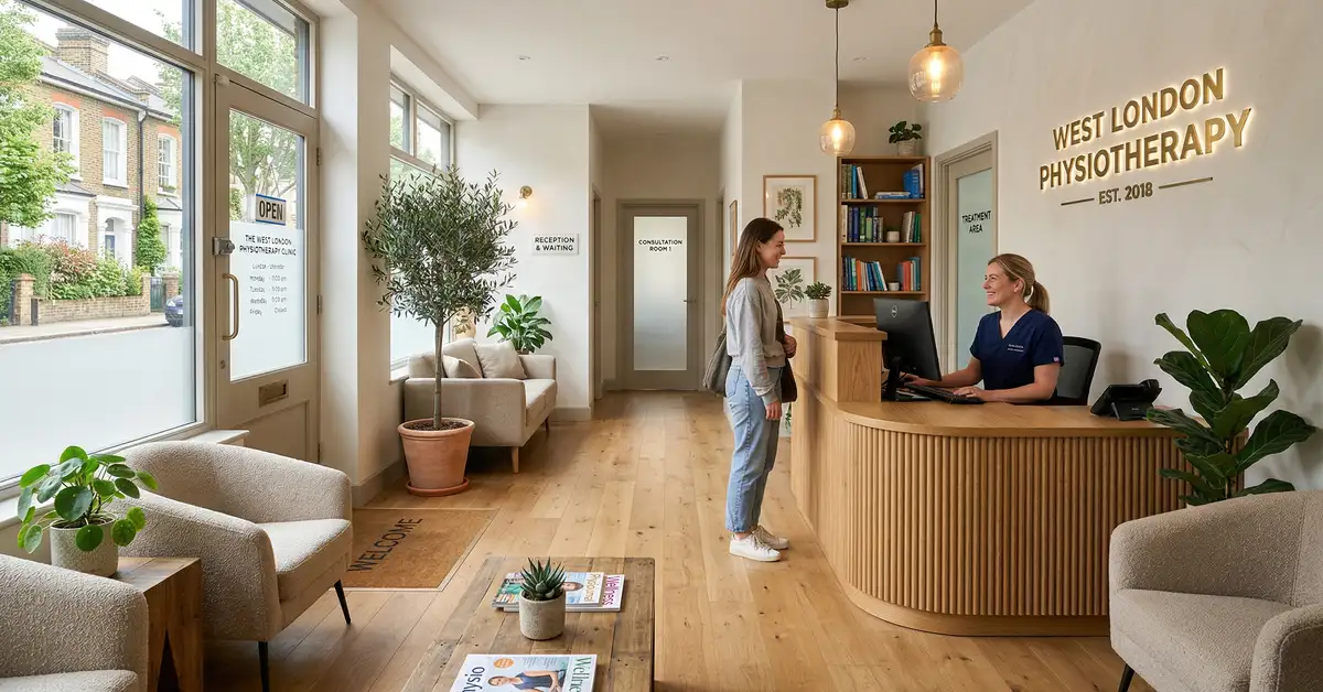Welcoming CK Physio clinic in Hanwell, West London