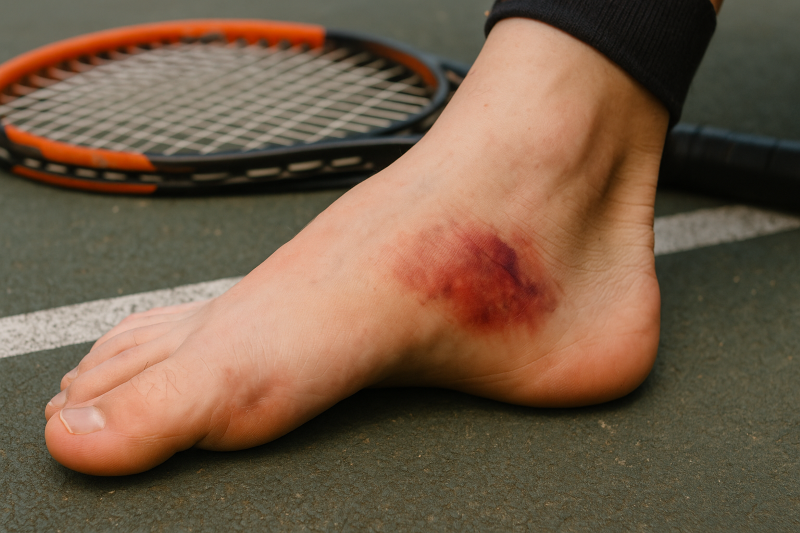 A Physio Hastens Recovery After a Tennis Injury